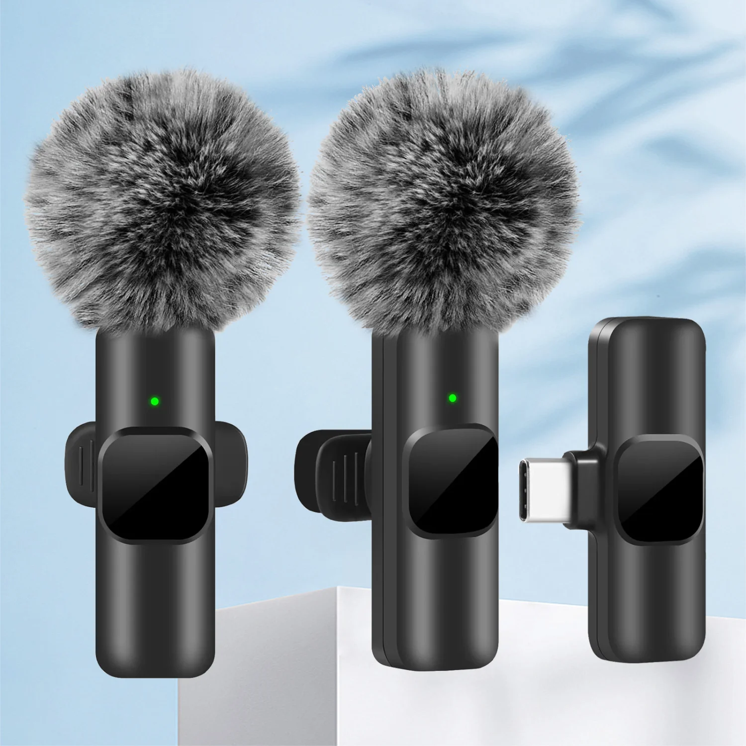 Wireless Lavalier Microphone Audio Video Recording Mini Mic Android Laptop Live Gaming Mobile Phone Microphone
Wireless Lavalier Microphone Audio Video Recording Mini Mic Android Laptop Live Gaming Mobile Phone Microphone