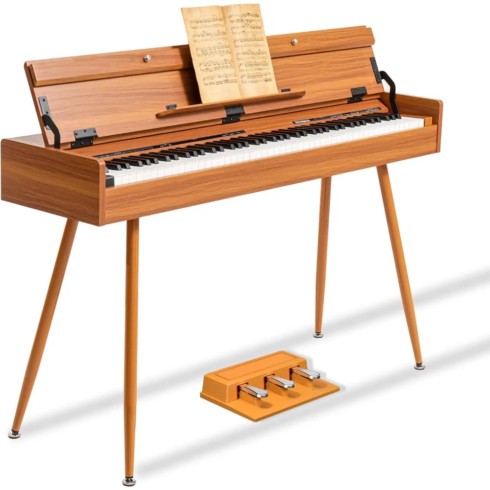 88 Key Weighted Digital Piano-Wooden Desk Electric Piano Transforms Between Desk and Vanity- Progressive Hammer-Action Keyboard,
88 Key Weighted Digital Piano-Wooden Desk Electric Piano Transforms Between Desk and Vanity- Progressive Hammer-Action Keyboard,