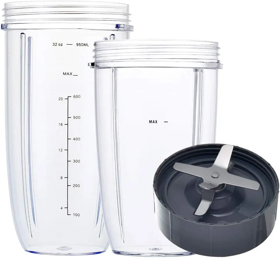 Blender Replacement Parts For Nutribullet, 32Oz & 24Oz Cups With Replacement Extractor Blade, Compatible With Nutri Bullet
Blender Replacement Parts For Nutribullet, 32Oz & 24Oz Cups With Replacement Extractor Blade, Compatible With Nutri Bullet