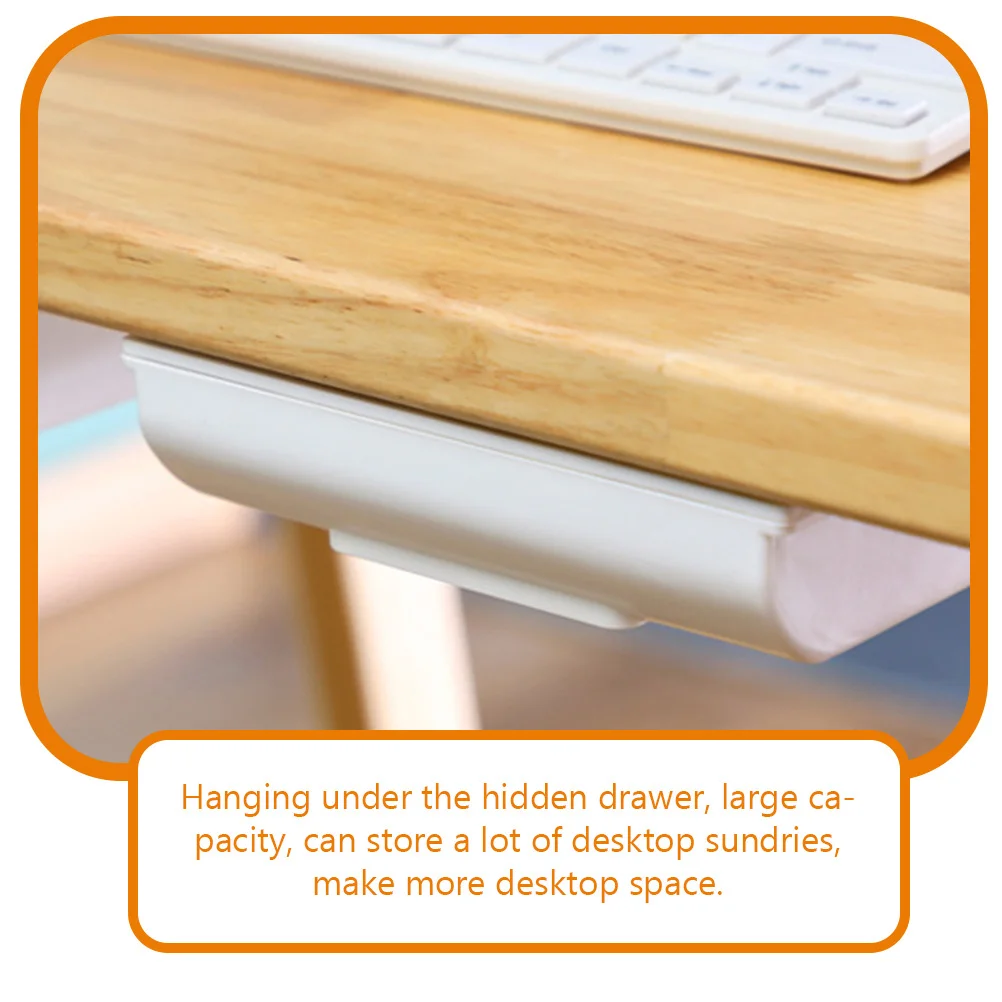 2Pcs Under Desk Storage Box Multi-Functional Hidden Drawer Desktop Organizer Home Office Storage Organizer Under Desk Drawer
2Pcs Under Desk Storage Box Multi-Functional Hidden Drawer Desktop Organizer Home Office Storage Organizer Under Desk Drawer