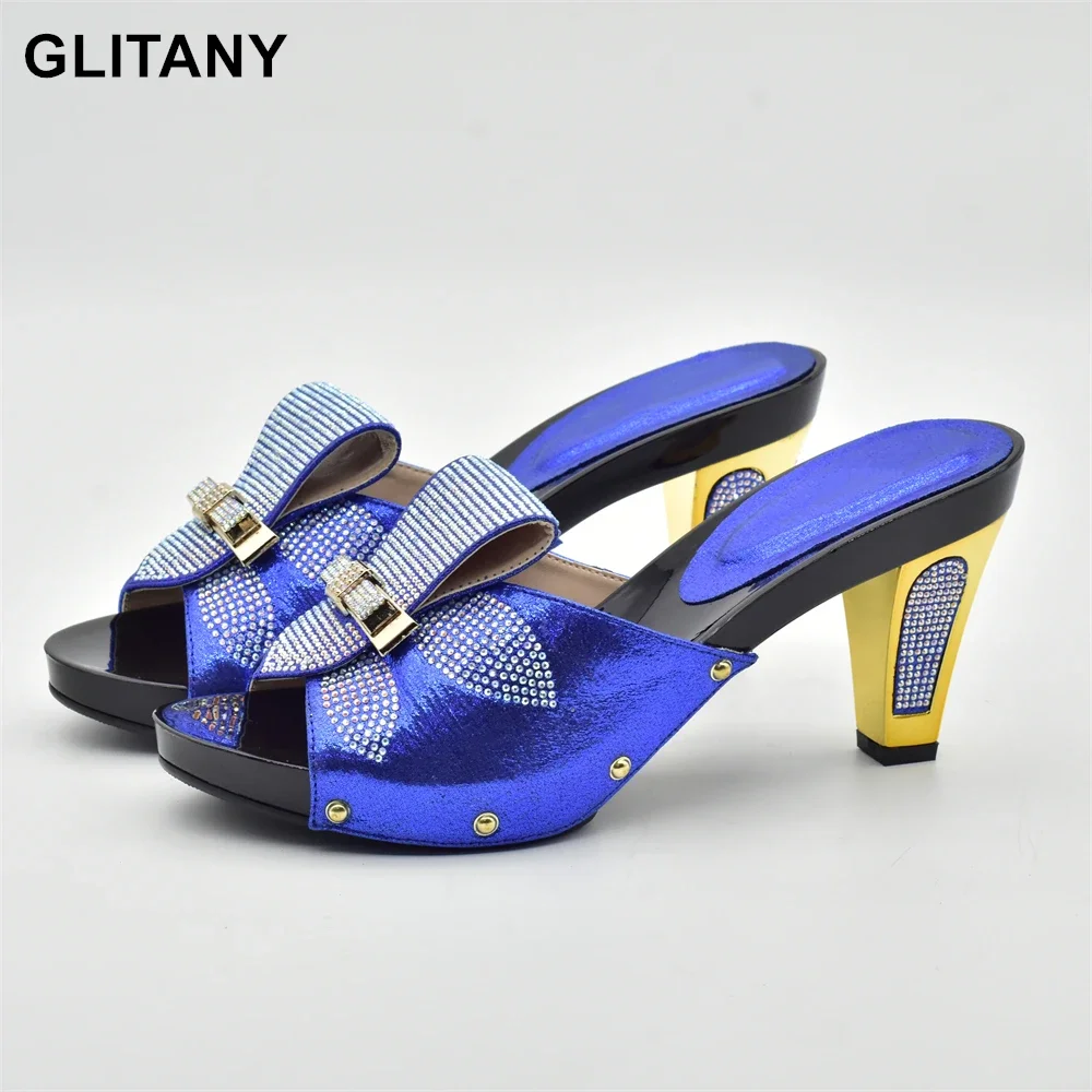 New Arrival Blue Color Shoes African Wedding Shoes High Quality Elegant Italian Women Shoes with Stone High Heels Women Pumps
New Arrival Blue Color Shoes African Wedding Shoes High Quality Elegant Italian Women Shoes with Stone High Heels Women Pumps