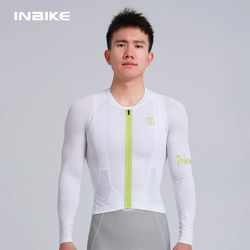 INBIKE Men's Cycling Long Sleeve Shirt UV Protection Fabric Quick-Drying With Stylish Contrast Zipper For Road Riding
INBIKE Men's Cycling Long Sleeve Shirt UV Protection Fabric Quick-Drying With Stylish Contrast Zipper For Road Riding