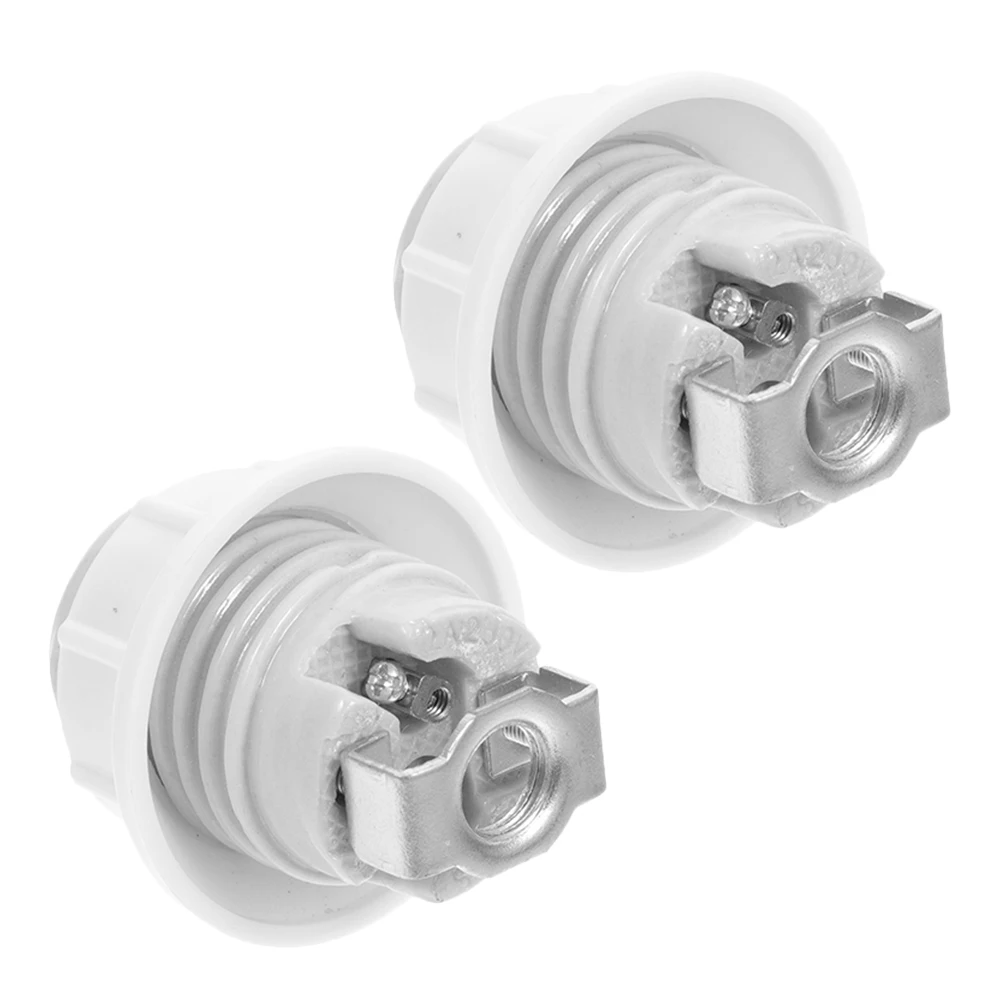 2pcs Ceramic Lamp Holder E14 Threaded Socket Replacement for Pendant Lights LED Fixtures Accessories Bulb Sockets Outdoor Lamp
2pcs Ceramic Lamp Holder E14 Threaded Socket Replacement for Pendant Lights LED Fixtures Accessories Bulb Sockets Outdoor Lamp