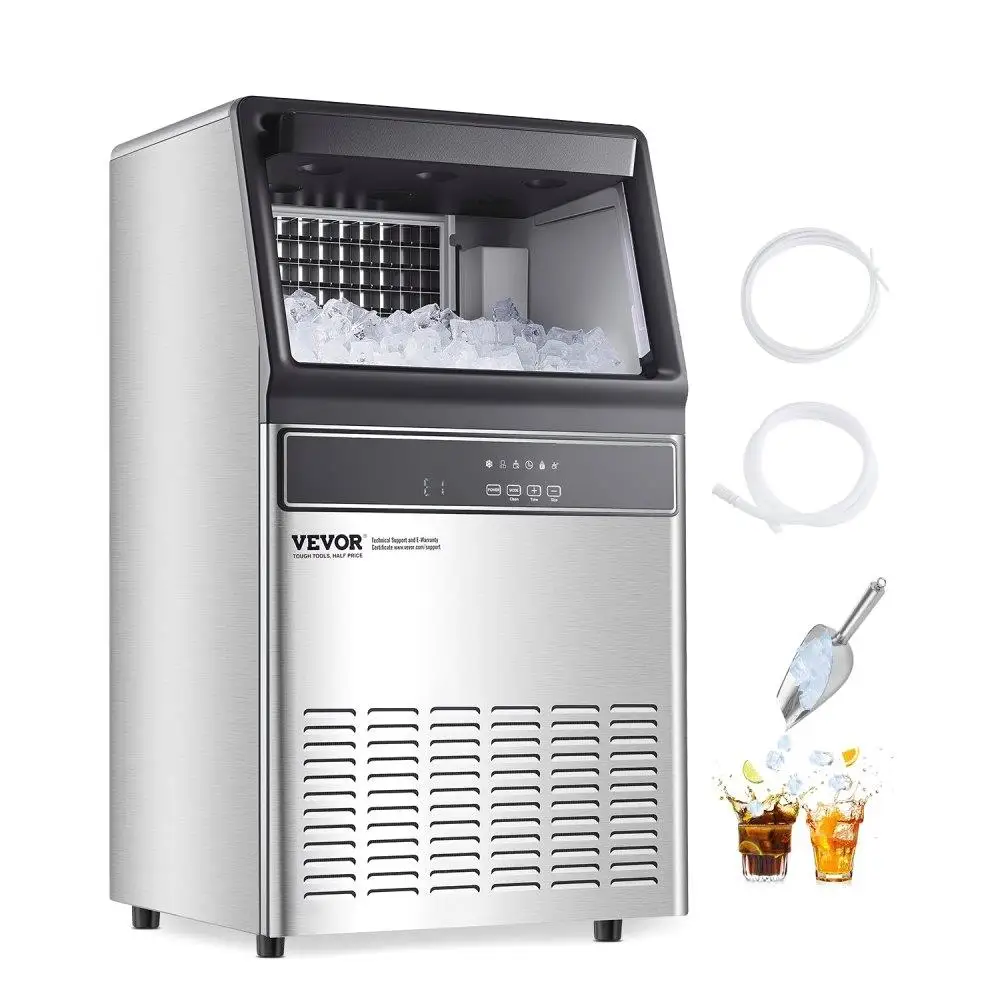 Freestanding Ice Maker Machine 120lbs Daily Production 55 Ice Cubes Perfect for Home and Commercial Use
Freestanding Ice Maker Machine 120lbs Daily Production 55 Ice Cubes Perfect for Home and Commercial Use