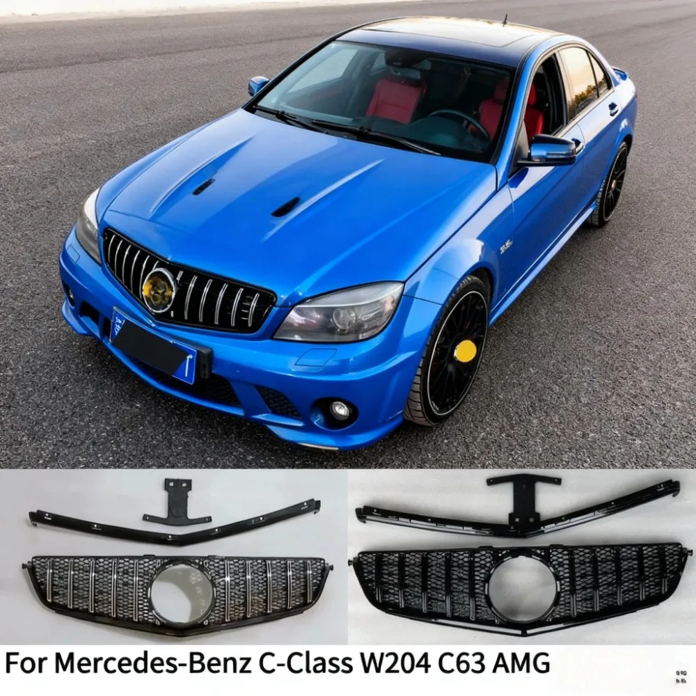 Front Bumper Grille Inlet Grill Trim Body Accessories For Mercedes-Benz C-Class W204 C63 AMG 2008-2011 2012-2014 ABC Bright Blac
Front Bumper Grille Inlet Grill Trim Body Accessories For Mercedes-Benz C-Class W204 C63 AMG 2008-2011 2012-2014 ABC Bright Blac