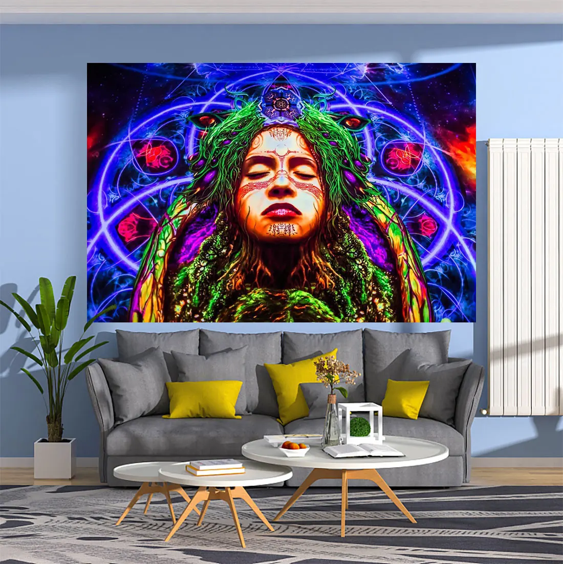 QdDeco Trippy Art Tapestry Dreamy Wall Hanging Carpets Multicolored Girl Printed Background Cloth Home Decor
QdDeco Trippy Art Tapestry Dreamy Wall Hanging Carpets Multicolored Girl Printed Background Cloth Home Decor