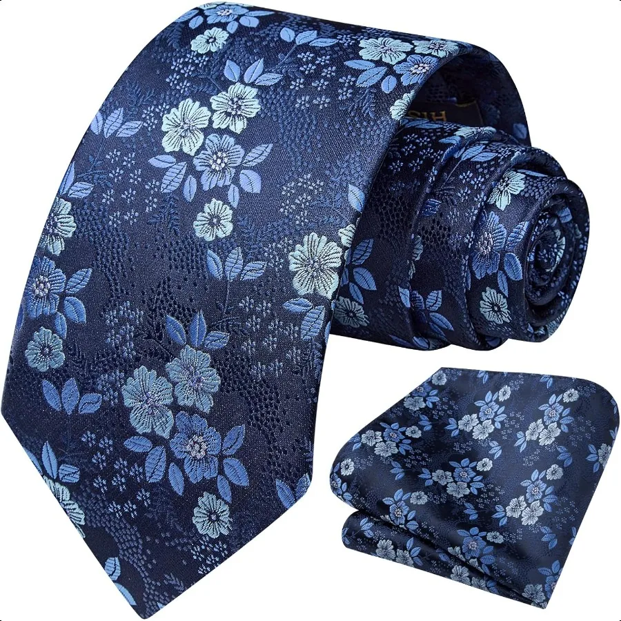 Extra Long Ties for Men Classic Floral Tie and Pocket Square Elegant Silk Necktie Handkerchief Set Wedding Party
Extra Long Ties for Men Classic Floral Tie and Pocket Square Elegant Silk Necktie Handkerchief Set Wedding Party