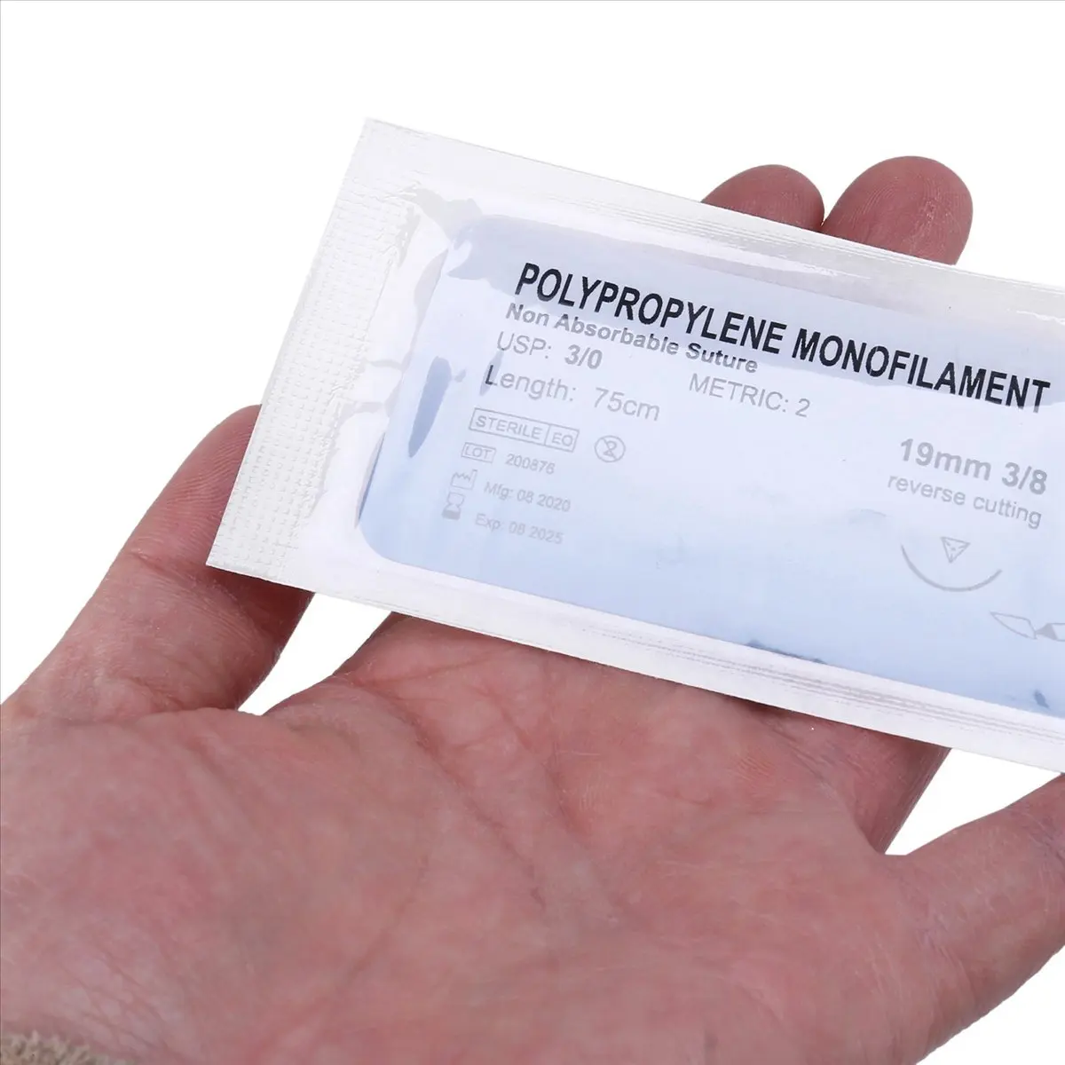 Top 24Pc Polypropylene Needle Suture Monofilament Thread Suture Practice Kit,3/0
Top 24Pc Polypropylene Needle Suture Monofilament Thread Suture Practice Kit,3/0
