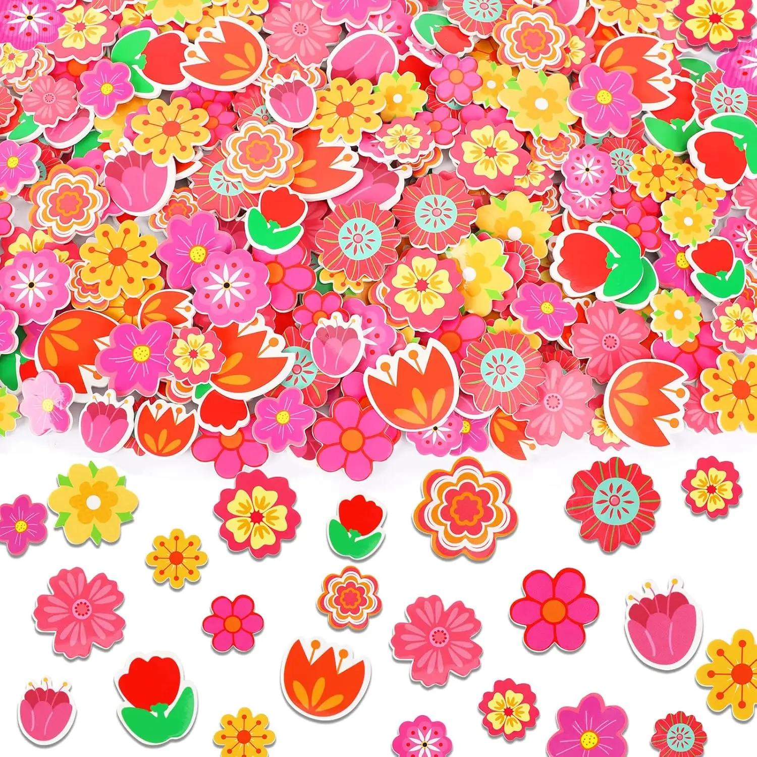 Flower Foam Sticker, 300Pcs Bulk Spring Self-Adhesive Foam Stickers Colorful Mixed Stickers for Kids Party DIY Crafts Favor Deco
Flower Foam Sticker, 300Pcs Bulk Spring Self-Adhesive Foam Stickers Colorful Mixed Stickers for Kids Party DIY Crafts Favor Deco