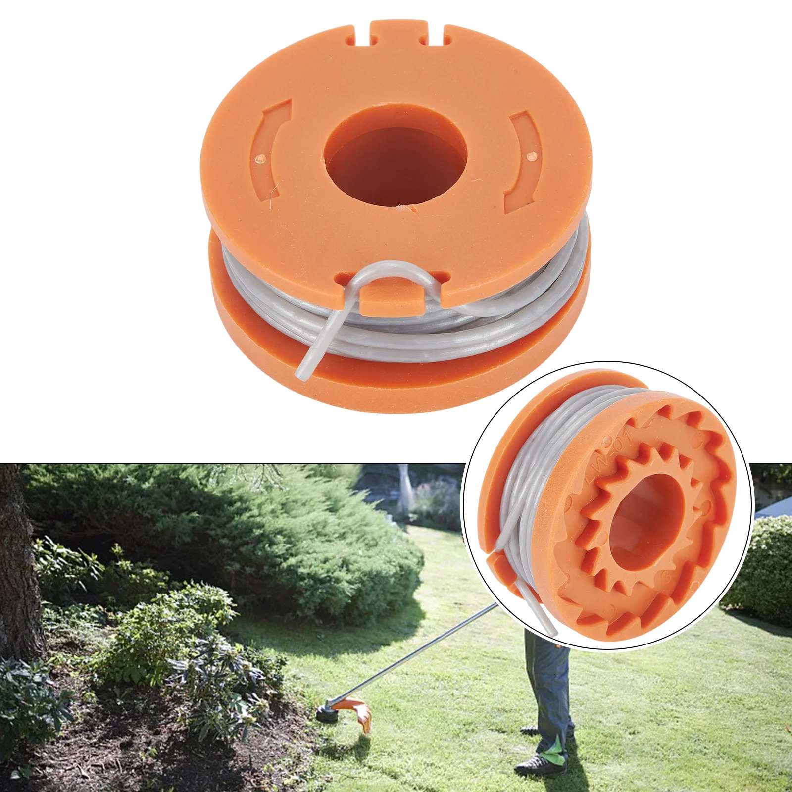 Brand New Line Spool Trimmer Line String Trimmer Parts Free Change Cord Supply Easy To Use For MET2523
Brand New Line Spool Trimmer Line String Trimmer Parts Free Change Cord Supply Easy To Use For MET2523