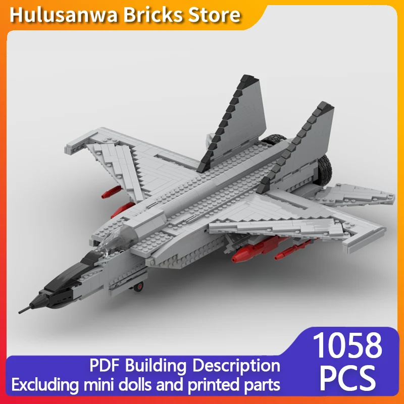MiG-25 Modern Military Fighter Jets Model MOC Building Bricks War Equipment Modular Technology Gifts Assemble Children Toys Suit
MiG-25 Modern Military Fighter Jets Model MOC Building Bricks War Equipment Modular Technology Gifts Assemble Children Toys Suit
