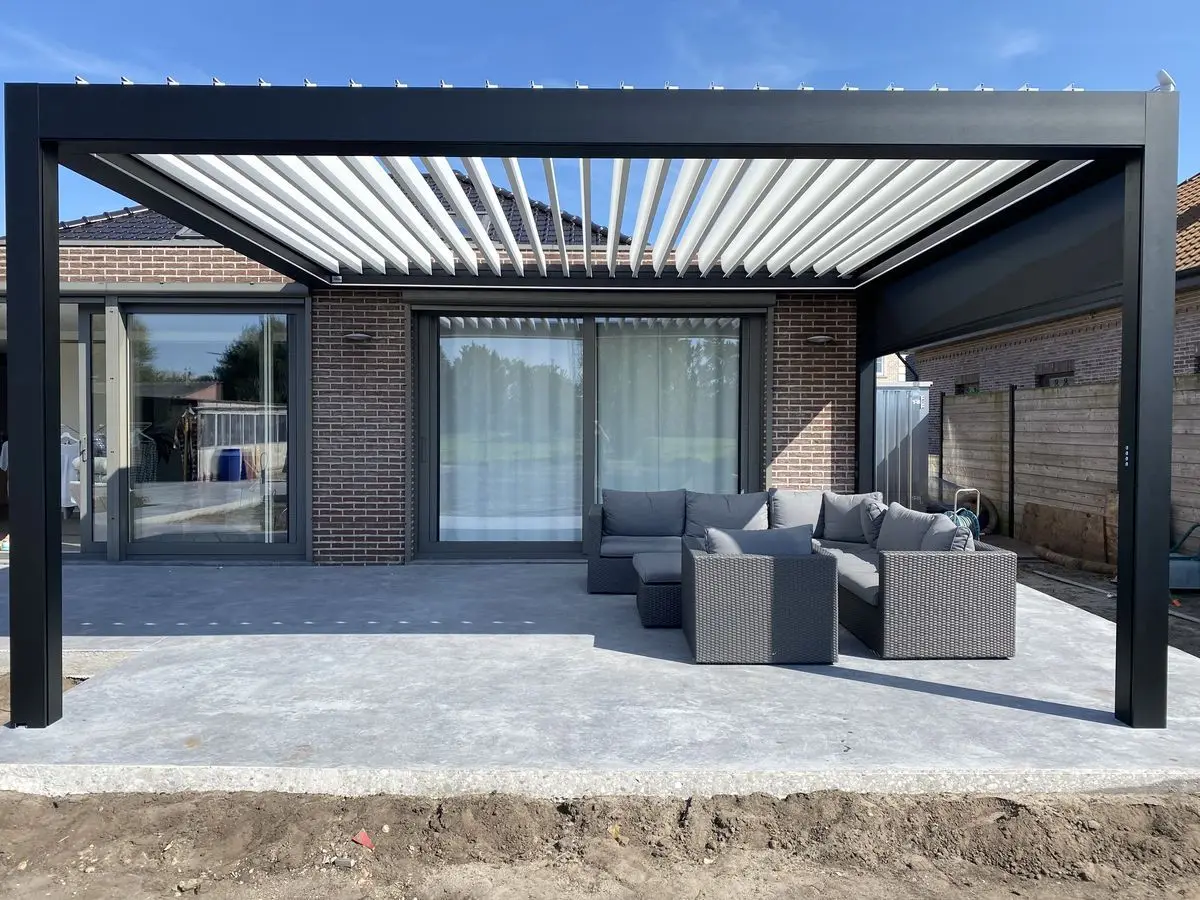 Custom Modern Design Outdoor Sunshade Pergolas Motorized Adjustable Retractable Waterproof Hardtop Louvered Pergola for Garden
Custom Modern Design Outdoor Sunshade Pergolas Motorized Adjustable Retractable Waterproof Hardtop Louvered Pergola for Garden