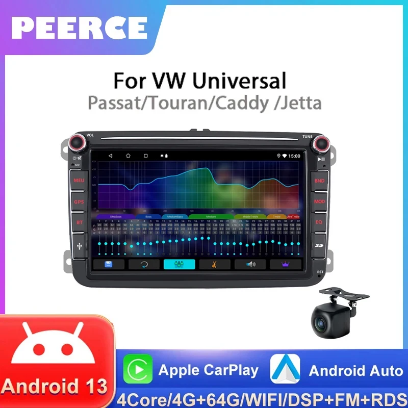 Автомагнитола PEERCE2 Din, мультимедийный плеер на Android, с GPS, для Volkswagen, Skoda Octavia, Golf 5, 6, Touran, Passat B6, polo, Jetta, 8 дюймов
Автомагнитола PEERCE2 Din, мультимедийный плеер на Android, с GPS, для Volkswagen, Skoda Octavia, Golf 5, 6, Touran, Passat B6, polo, Jetta, 8 дюймов