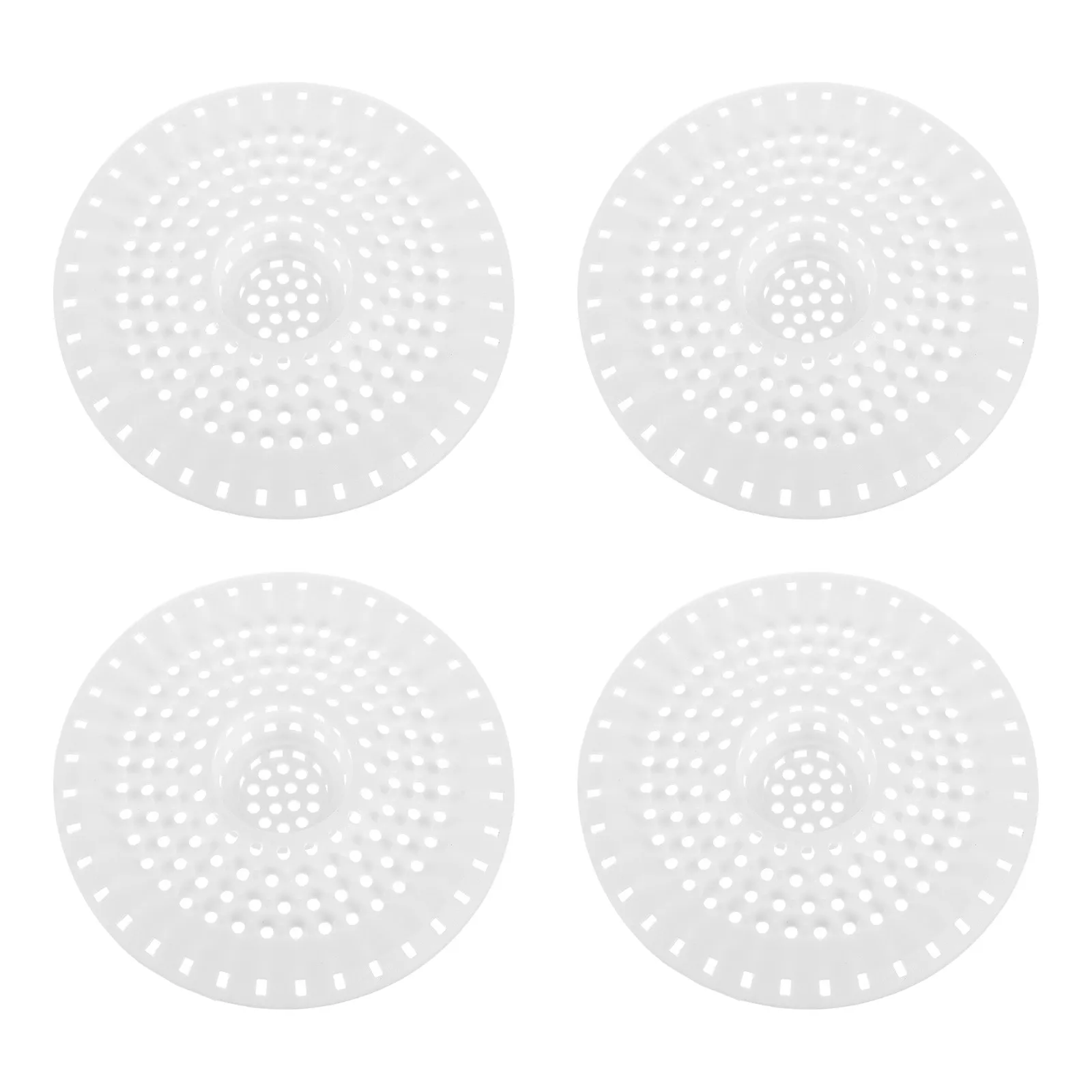 4Pcs Silicone Drain Protector Strainer 5 Inch Bathroom Shower Sink Hair Catcher Shower Floor Drain Stopper Hair Filter Trap
4Pcs Silicone Drain Protector Strainer 5 Inch Bathroom Shower Sink Hair Catcher Shower Floor Drain Stopper Hair Filter Trap