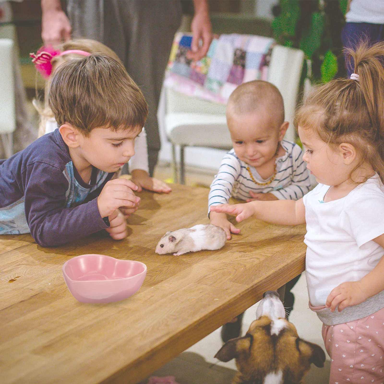 Ceramic Hamster Bowl Heart Shape Smooth Finish Safe for Pets Practical Design for Small Animals Hamster Bowl Pet Food Bowls
Ceramic Hamster Bowl Heart Shape Smooth Finish Safe for Pets Practical Design for Small Animals Hamster Bowl Pet Food Bowls