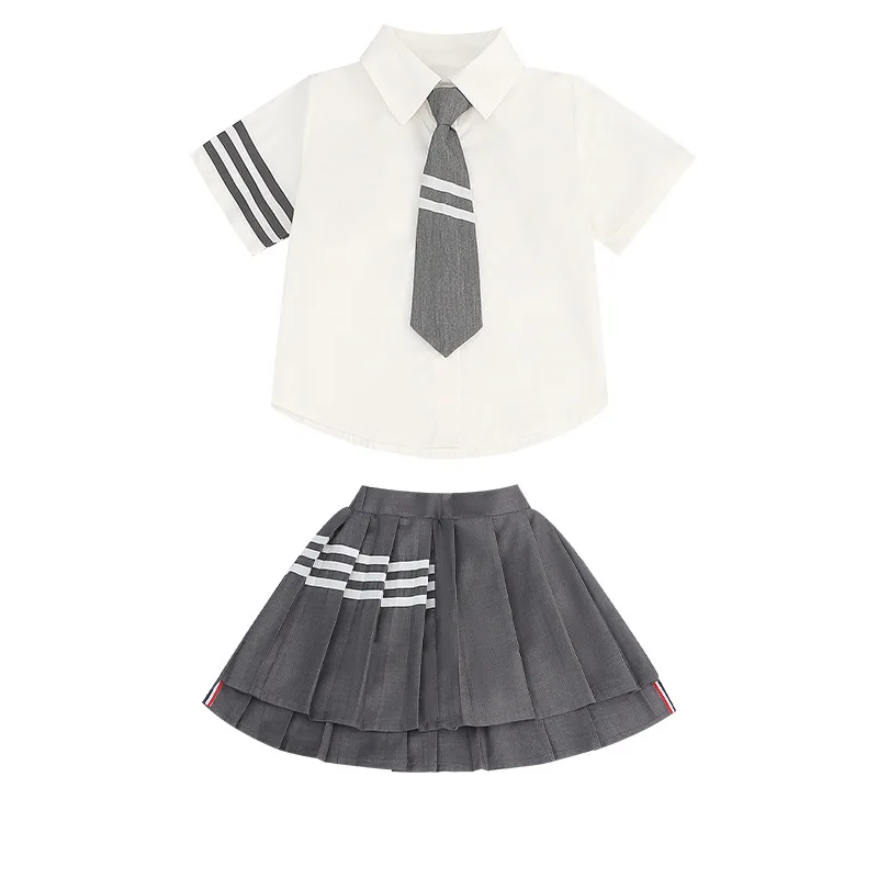 2pcs 2026 summer Girls JK SUIT Clothes teenager tie t shirt top and bottom pleated skirt uniform 5 6 7 8 9 10 11 12 year
2pcs 2026 summer Girls JK SUIT Clothes teenager tie t shirt top and bottom pleated skirt uniform 5 6 7 8 9 10 11 12 year