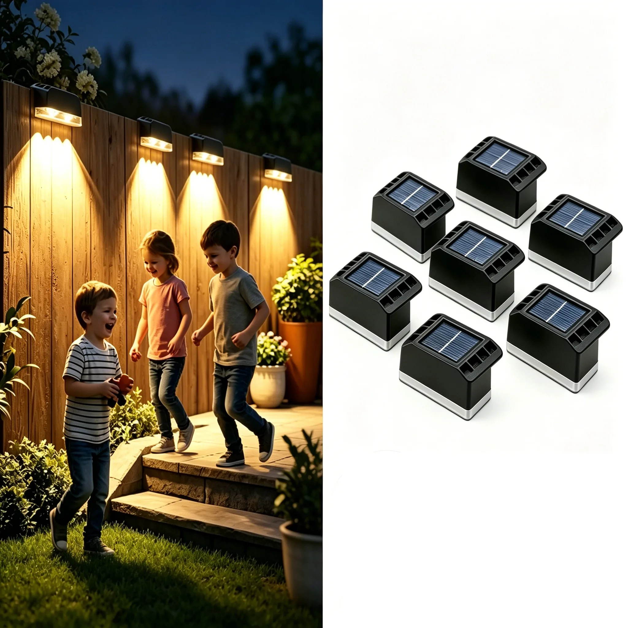 4PCS Solar Wall Lamp Step Lights Outdoor Waterproof 3LED for Stairs/Pathway/Garden Auto On/Off Balcony Yard Garden Decor
4PCS Solar Wall Lamp Step Lights Outdoor Waterproof 3LED for Stairs/Pathway/Garden Auto On/Off Balcony Yard Garden Decor