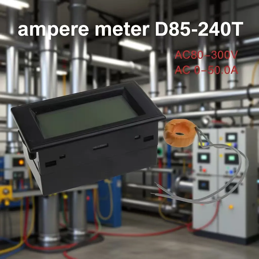 Digital display ampere meter D85-240T AC80-300V ,0-50.0A Ammeter
Digital display ampere meter D85-240T AC80-300V ,0-50.0A Ammeter
