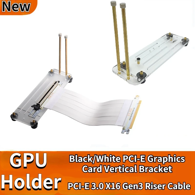 Вертикальный держатель графической карты с адаптером PCI-E x16, вертикальный акриловый Кронштейн 90 градусов для графического процессора, внешний шасси ATX для ПК
Вертикальный держатель графической карты с адаптером PCI-E x16, вертикальный акриловый Кронштейн 90 градусов для графического процессора, внешний шасси ATX для ПК