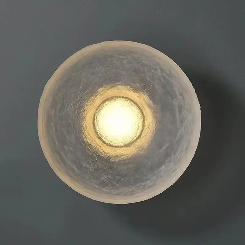 Living Room Bedroom Designer Circular Lamp Modern Hotel Villa Background Wall Corridor Transparent Resin Decorative Wall Lamp
Living Room Bedroom Designer Circular Lamp Modern Hotel Villa Background Wall Corridor Transparent Resin Decorative Wall Lamp