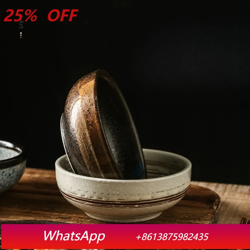 LMM ceramic household bowl rice bowl small soup bowl personalized retro dessert
LMM ceramic household bowl rice bowl small soup bowl personalized retro dessert