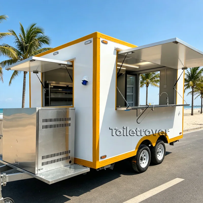 High Quality Container Food Truck Commercial Food Cart Bbq Food Trailer Mobile Food Truck Trailer with Grill Griddle
High Quality Container Food Truck Commercial Food Cart Bbq Food Trailer Mobile Food Truck Trailer with Grill Griddle