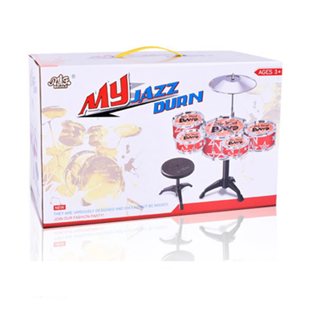 Kids Drum Set Musical Instrument Toys Percussion Baby Instruments Junior Drum Kit Children Music Cultivation Realistic Sounds
Kids Drum Set Musical Instrument Toys Percussion Baby Instruments Junior Drum Kit Children Music Cultivation Realistic Sounds