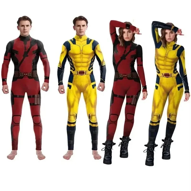 Superhero Cosplay Wolverine Deadpool Jumpsuit Wolverine Cosplay Costume Zentai James Howlett Halloween Party Bodysuit
Superhero Cosplay Wolverine Deadpool Jumpsuit Wolverine Cosplay Costume Zentai James Howlett Halloween Party Bodysuit