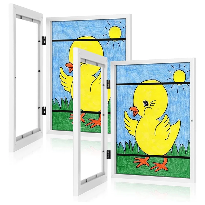 Kids Art Frames, Front Opening Kids Artwork Frames Changeable, Artwork Display Storage Frame For A4 Paper - 2PCS
Kids Art Frames, Front Opening Kids Artwork Frames Changeable, Artwork Display Storage Frame For A4 Paper - 2PCS