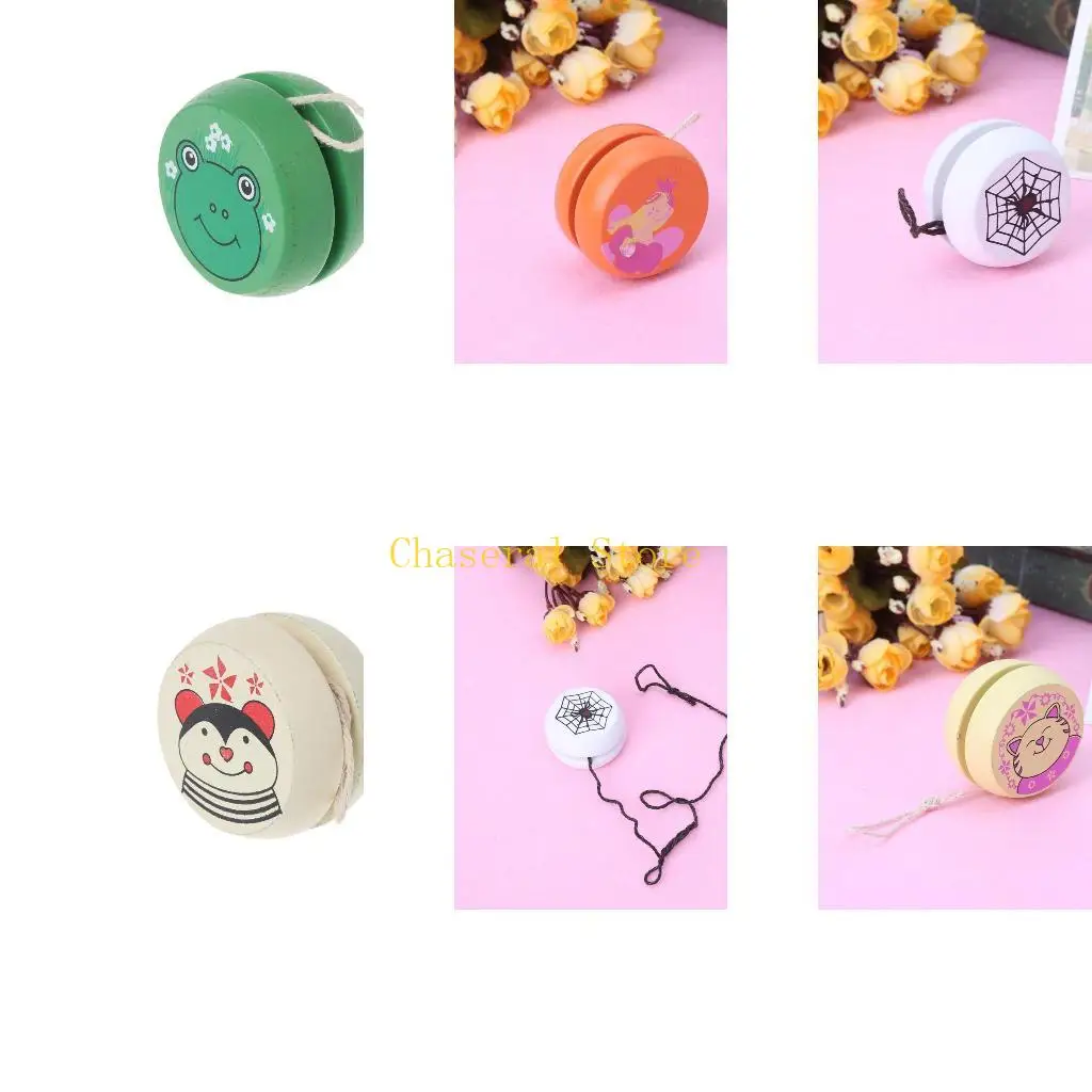 E7CE Cartoon Yo Yo Ball Finger for Play Set Throw & Return Ball Game Boys Girl Favor
E7CE Cartoon Yo Yo Ball Finger for Play Set Throw & Return Ball Game Boys Girl Favor