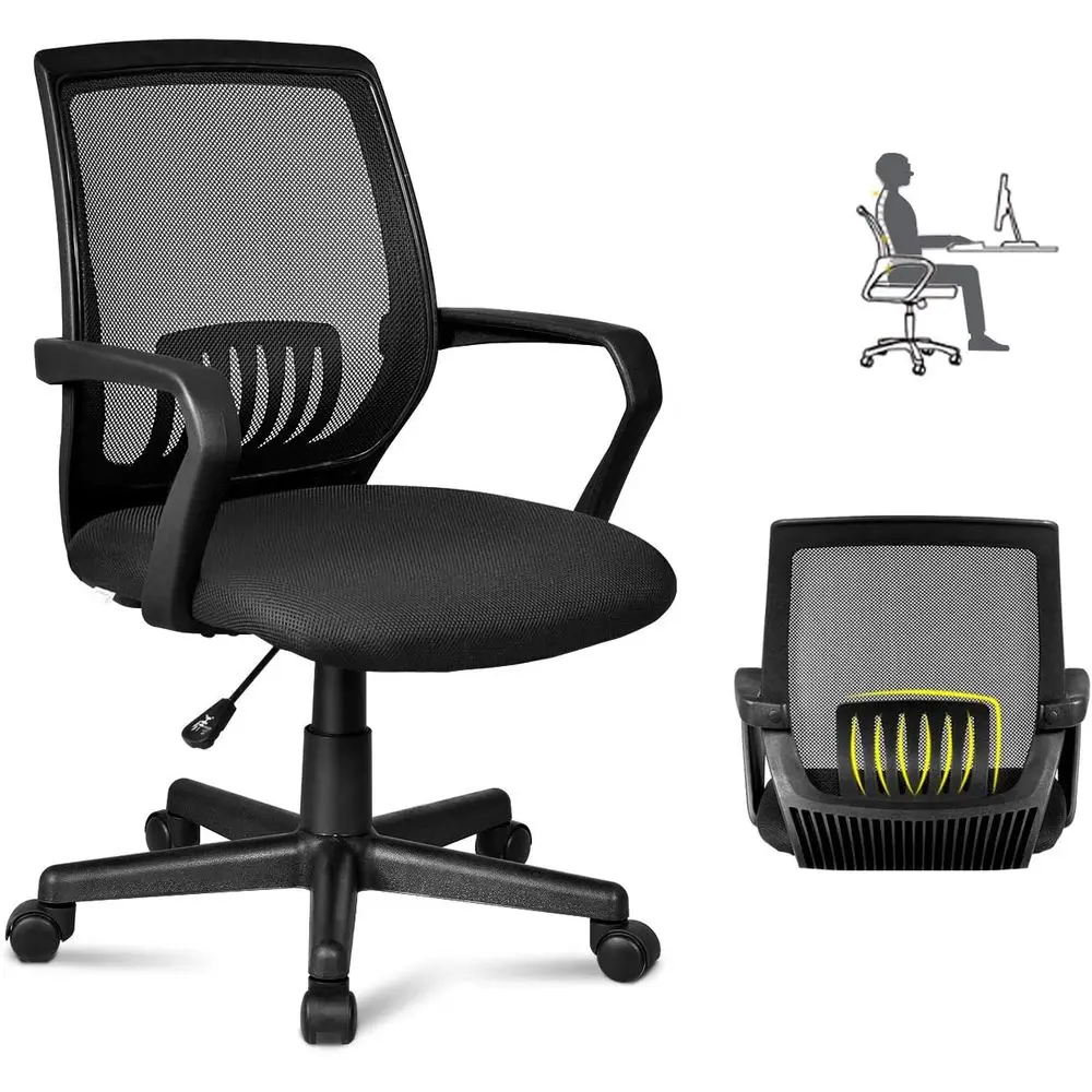 Oice Computer Desk Chair - High Back Ergonomic Executive Oice Seating Lumbar Support Breathable Adjustable Swivel Task Chairs
Oice Computer Desk Chair - High Back Ergonomic Executive Oice Seating Lumbar Support Breathable Adjustable Swivel Task Chairs