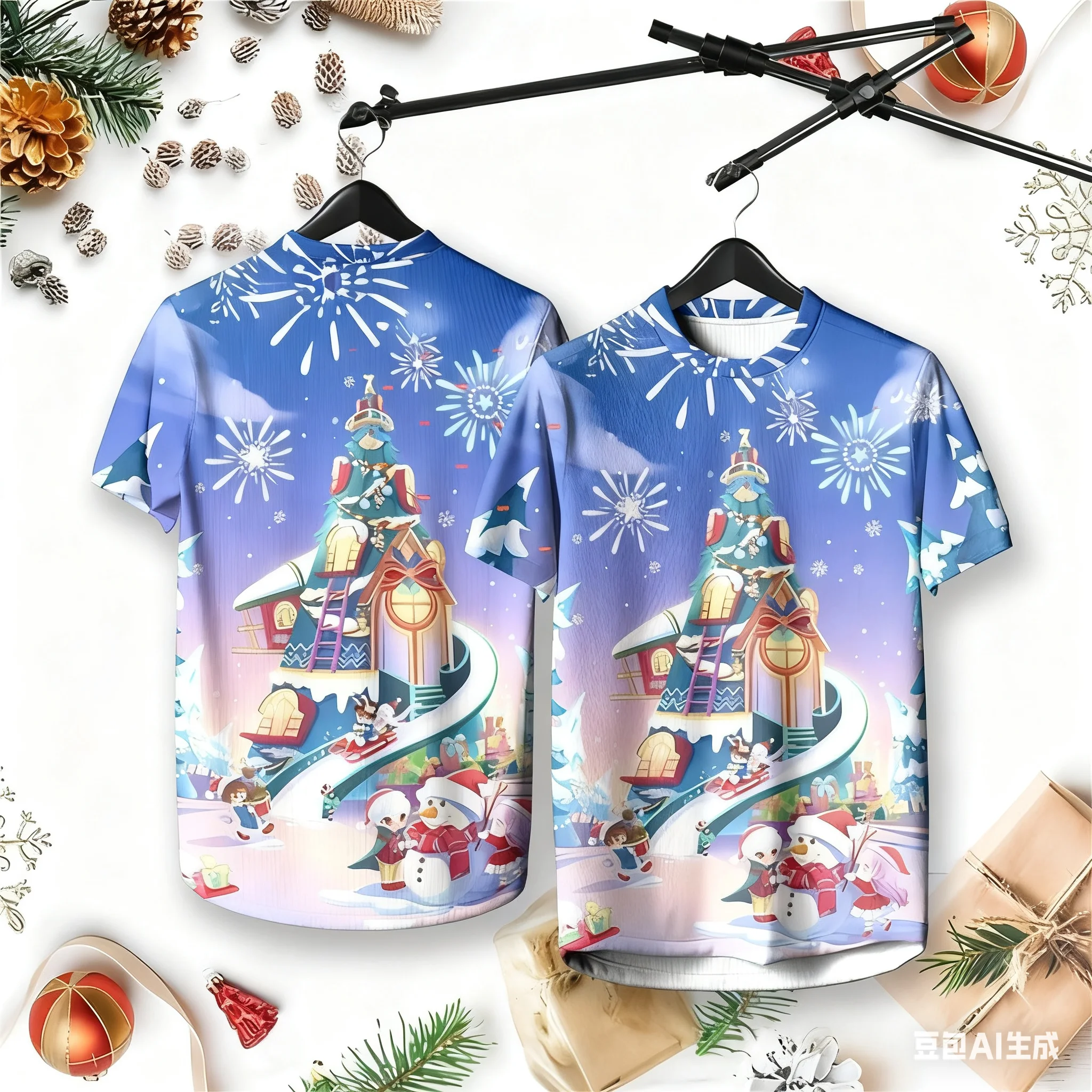 Christmas holiday design full of festive atmosphere, Happy New Year, family day wear, in stock, 2025
Christmas holiday design full of festive atmosphere, Happy New Year, family day wear, in stock, 2025