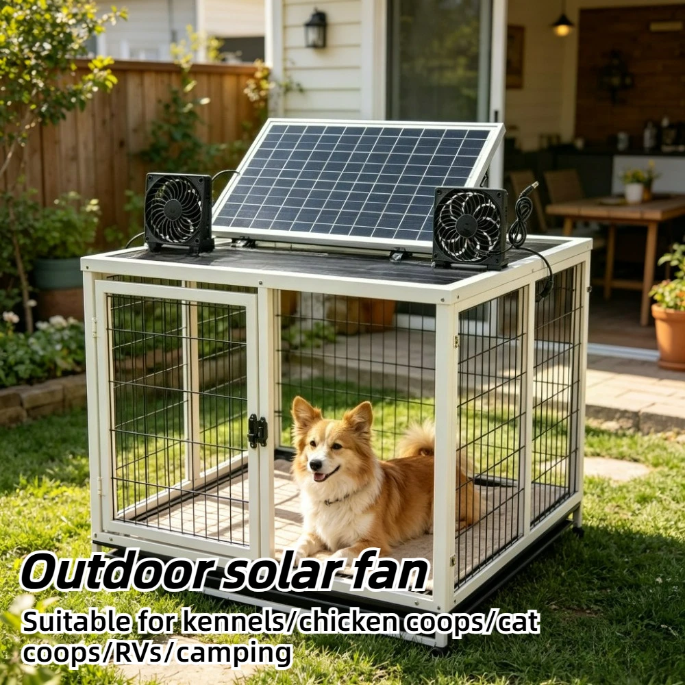 10W Solar Dual Ventilation Fan Kit Outdoor Self Powered Exhaust Air Circulation Cooling for Pet House Chicken Coop Greenhouse
10W Solar Dual Ventilation Fan Kit Outdoor Self Powered Exhaust Air Circulation Cooling for Pet House Chicken Coop Greenhouse