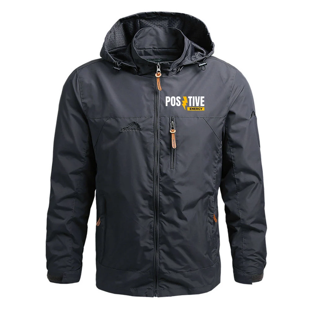 Positive Graphic Logo Print Premium Handsome Coat 2026 Spring And Autumn Men's Windproof Mountaineering Clothing Jacket
Positive Graphic Logo Print Premium Handsome Coat 2026 Spring And Autumn Men's Windproof Mountaineering Clothing Jacket