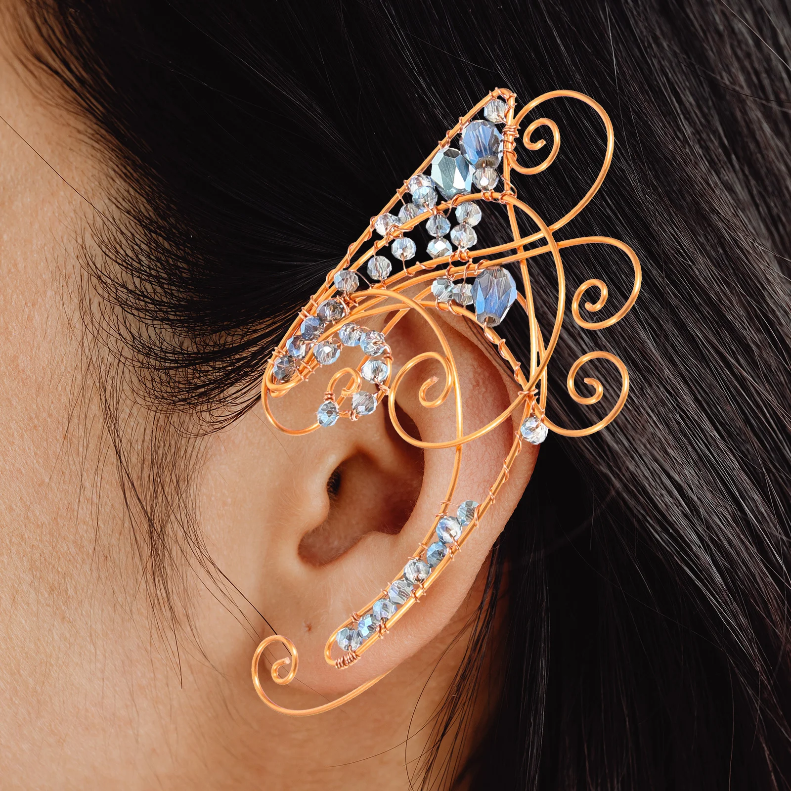 1Pair Ear Bone Clip Ear Cuffs Unique Color Alloy Women Elf Fairy Earrings Lightweight Dainty Cuff Jewelry for Festival Birthday 
1Pair Ear Bone Clip Ear Cuffs Unique Color Alloy Women Elf Fairy Earrings Lightweight Dainty Cuff Jewelry for Festival Birthday