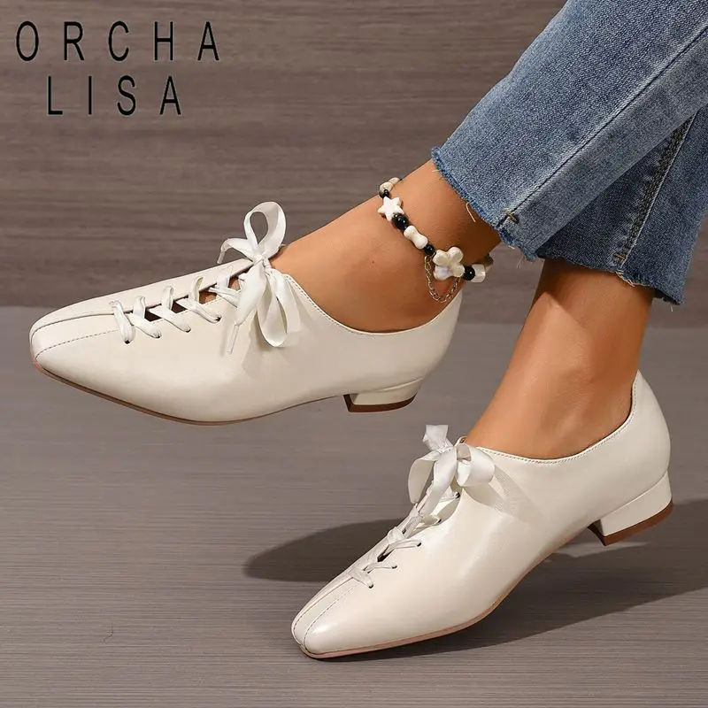 ORCHA LISA Fashion Women Flats Round Toe Lace Up Oversize 42 43 44 45 Casual Soft Daily Shoes Durable Non Slip Handmade Footwear
ORCHA LISA Fashion Women Flats Round Toe Lace Up Oversize 42 43 44 45 Casual Soft Daily Shoes Durable Non Slip Handmade Footwear