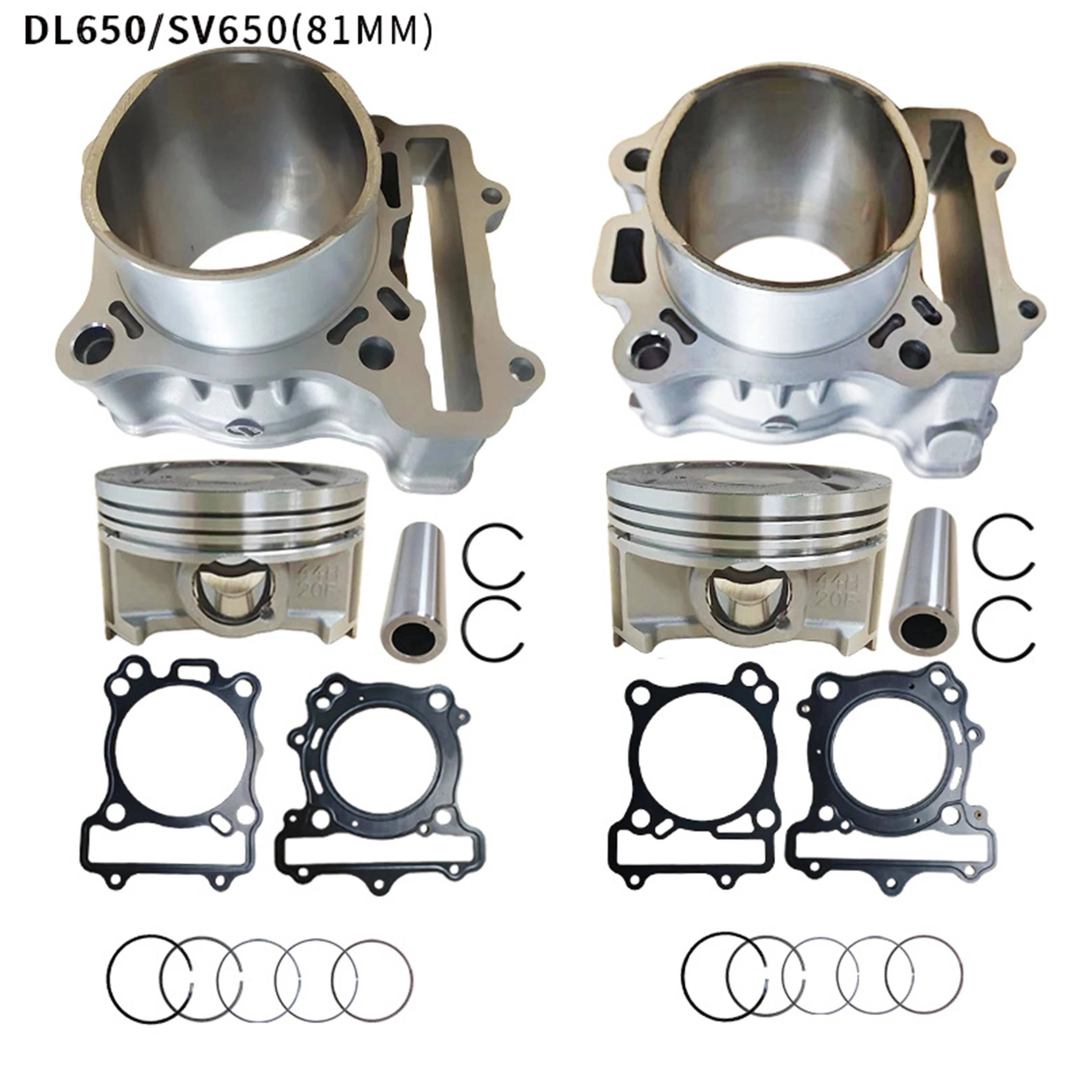 81mm Big Bore Motorcycle Cylinder Kit ForDL650 SA SV650 V-STROM650 Modified Engine Parts
81mm Big Bore Motorcycle Cylinder Kit ForDL650 SA SV650 V-STROM650 Modified Engine Parts