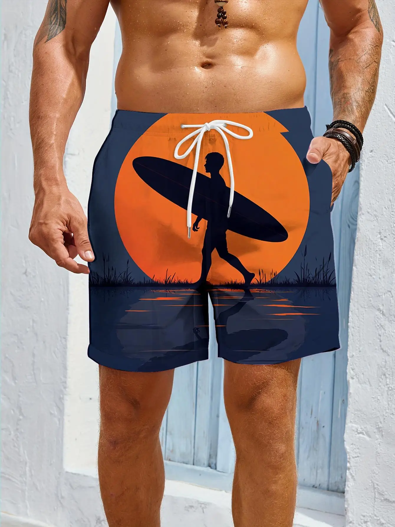 1pcs Men's Short swim trunks2026 Summer 3D Printed Short sleeve running Quick drying men's work pants Polyester Breathable
1pcs Men's Short swim trunks2026 Summer 3D Printed Short sleeve running Quick drying men's work pants Polyester Breathable