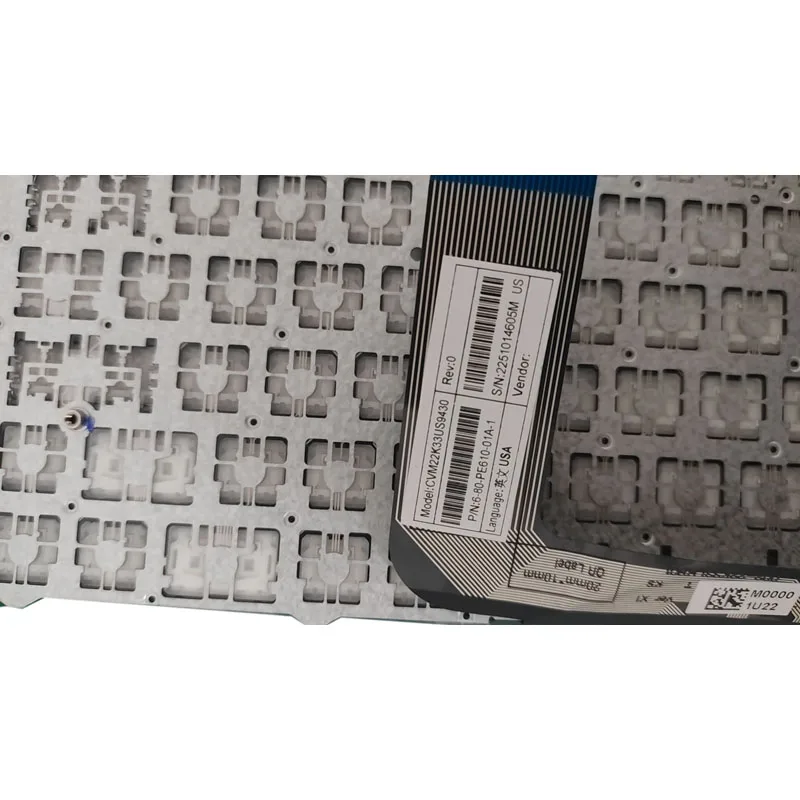 Laptop No Backlit Paper Keyboard CVM22K33US9430 6-80-PE610-01A-1 6-80-PE610 United States US Black No Frame New
Laptop No Backlit Paper Keyboard CVM22K33US9430 6-80-PE610-01A-1 6-80-PE610 United States US Black No Frame New