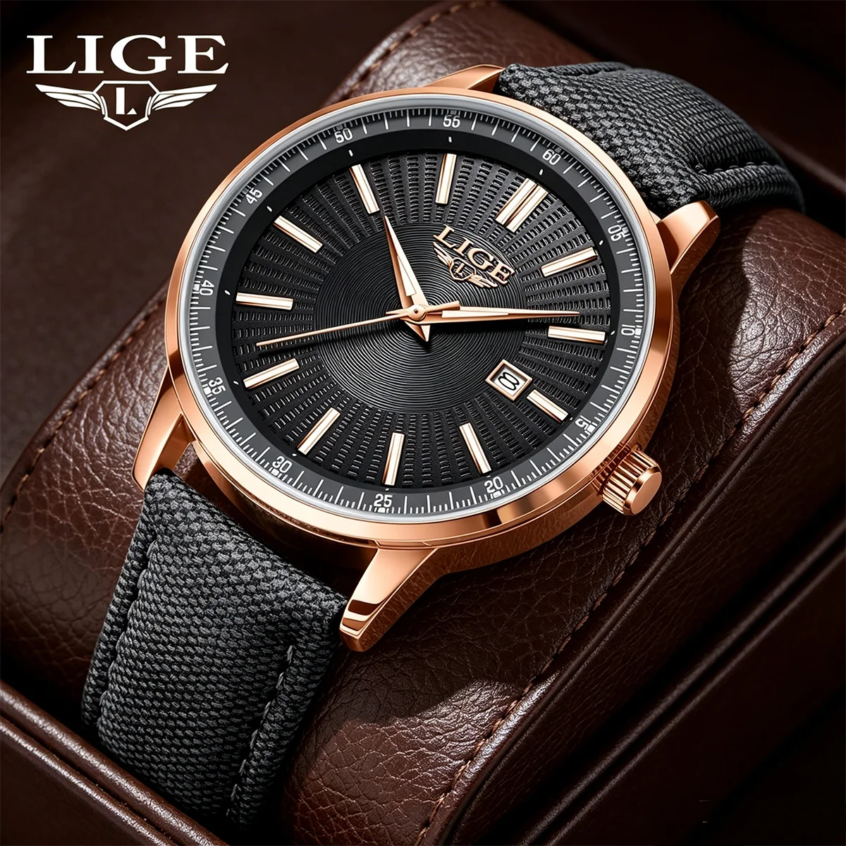 LIGE Blue Military Watches for Men Luxury Leather Man Wristwatch Quartz Clock Waterproof Luminous Date Week Men's Watches Reloj
LIGE Blue Military Watches for Men Luxury Leather Man Wristwatch Quartz Clock Waterproof Luminous Date Week Men's Watches Reloj
