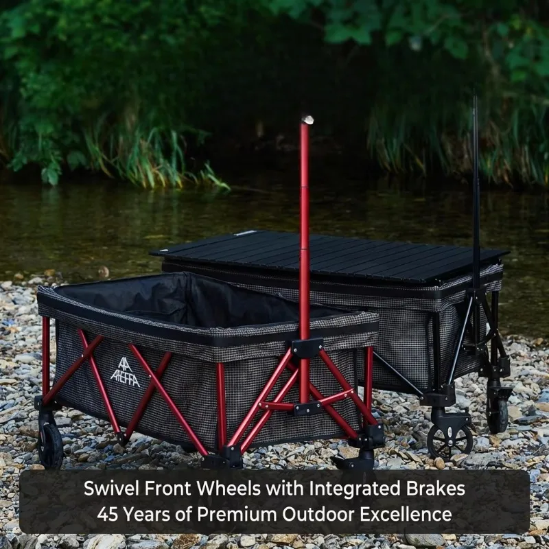 Airo Areffa Outdoor Aluminium Oxford Cloth Foldable Storage Platform Camping Cart with Trailer Trolley AF-1049G 99x53x54cm
Airo Areffa Outdoor Aluminium Oxford Cloth Foldable Storage Platform Camping Cart with Trailer Trolley AF-1049G 99x53x54cm
