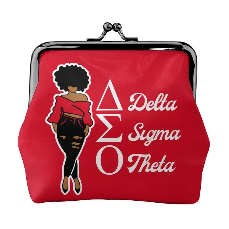 Кожаный кошелек Delta Sigma Theta Sorority, подарки для женщин и девочек, маленький чехол для мелочи с замком-поцелуем, кошелек с застежкой и пряжкой
Кожаный кошелек Delta Sigma Theta Sorority, подарки для женщин и девочек, маленький чехол для мелочи с замком-поцелуем, кошелек с застежкой и пряжкой