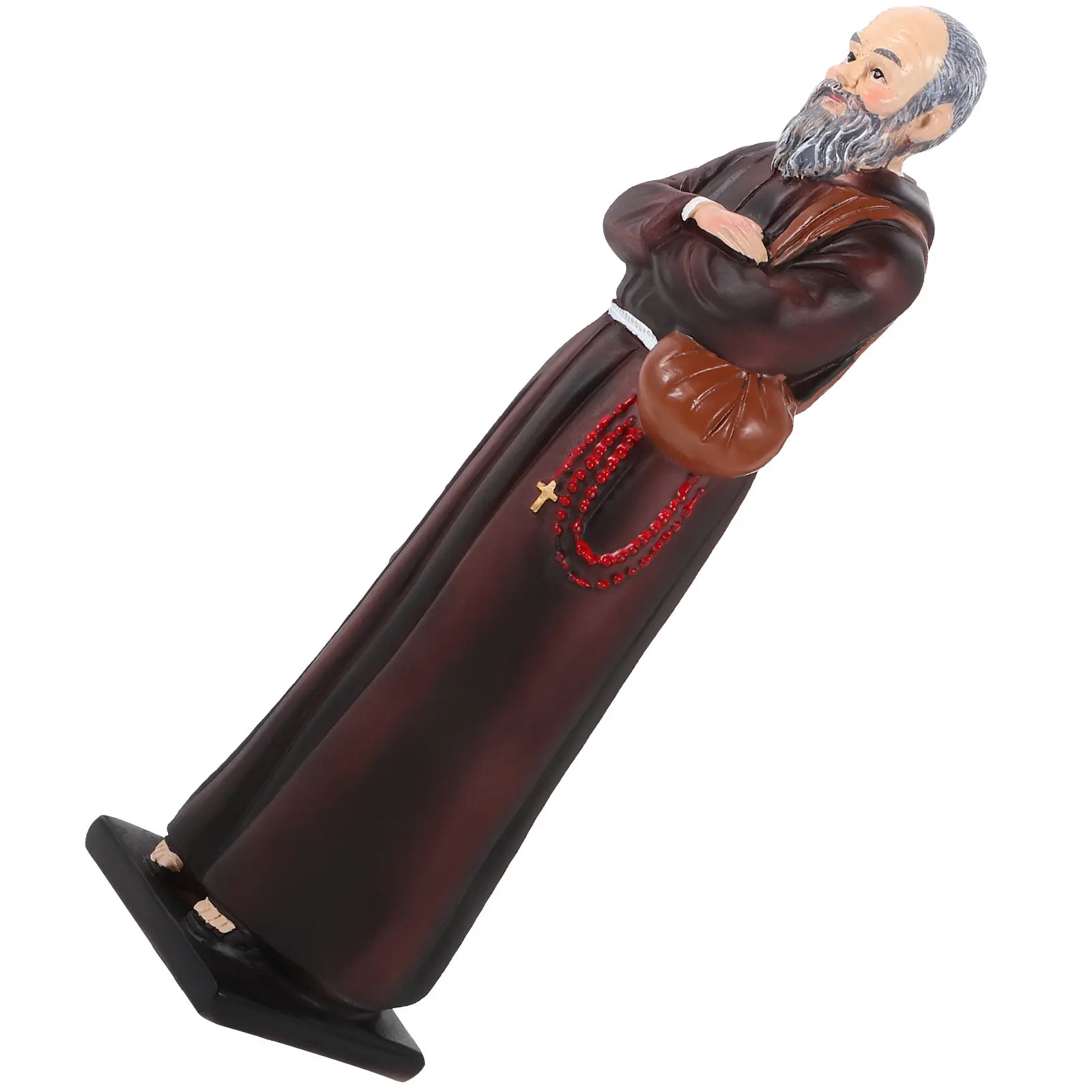 Priest Statue Resin Church Decoration Religious Desktop Adornment Home Office Altar Ornament Sturdy Lightweight Classic Sacred
Priest Statue Resin Church Decoration Religious Desktop Adornment Home Office Altar Ornament Sturdy Lightweight Classic Sacred