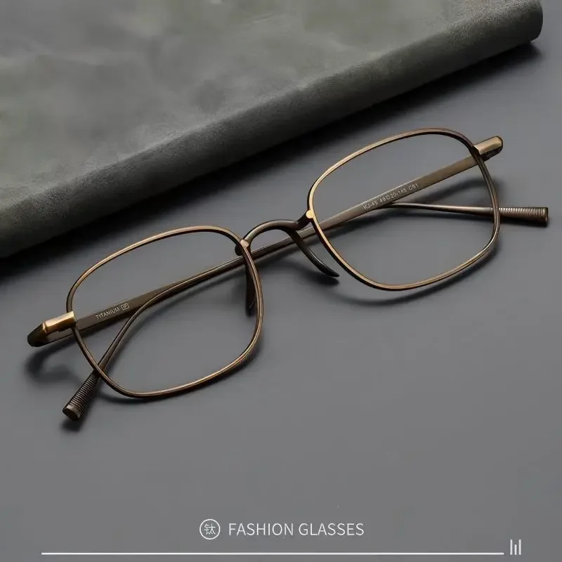 NOWSEE Minimalist Retro Rectangle Pure Titanium Frame Prescription Anti Blue Light Casual Designer Computer Glasses Eyewear.
NOWSEE Minimalist Retro Rectangle Pure Titanium Frame Prescription Anti Blue Light Casual Designer Computer Glasses Eyewear.