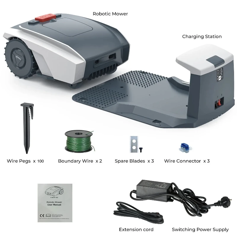 Intelligent lawn mower Automatic high-efficiency mowing lawn mower Mobile phone planning path Garden lawn robot
Intelligent lawn mower Automatic high-efficiency mowing lawn mower Mobile phone planning path Garden lawn robot