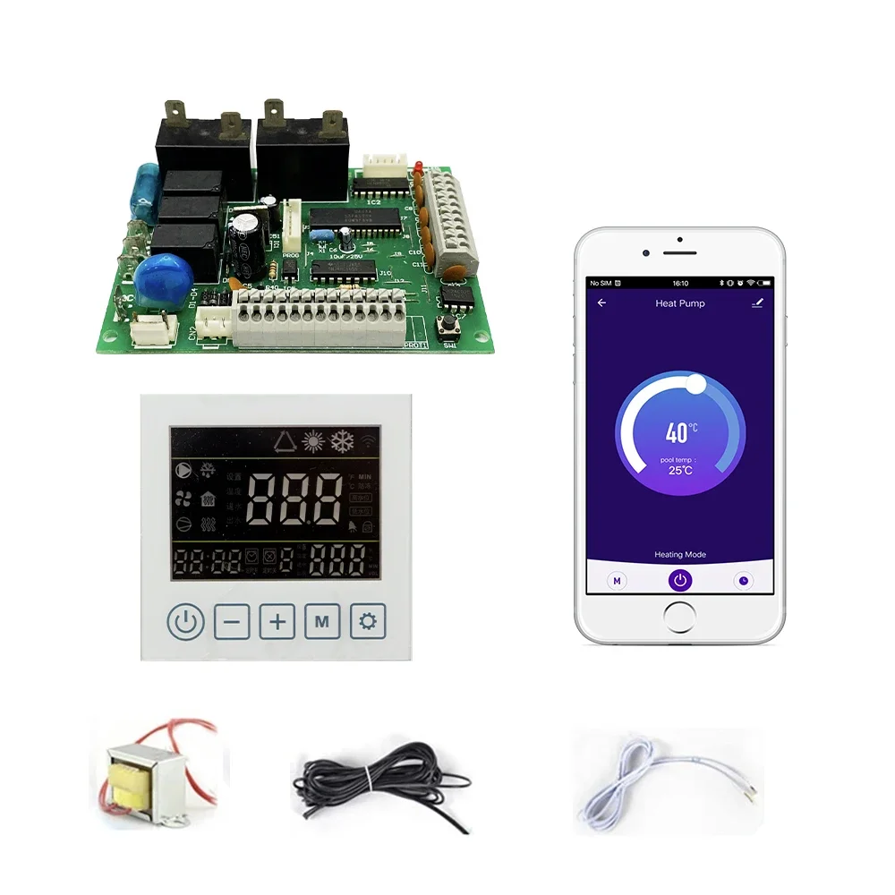 Новый источник воздуха, контроллер теплового насоса для бассейна, плата управления печатной платой, PCBA OEM ODM 
Новый источник воздуха, контроллер теплового насоса для бассейна, плата управления печатной платой, PCBA OEM ODM