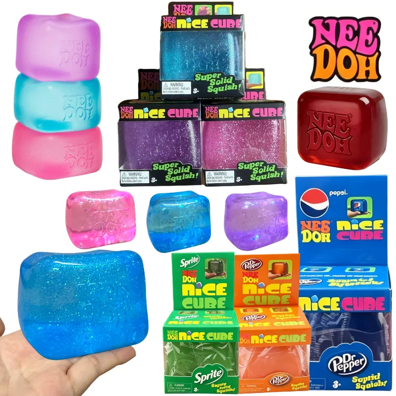 Needoh Nice Cube Blind Box Sensory Stress Reliever Fidget Tool Anxiety Focus Desk Cube Toy for Adults Kids
Needoh Nice Cube Blind Box Sensory Stress Reliever Fidget Tool Anxiety Focus Desk Cube Toy for Adults Kids