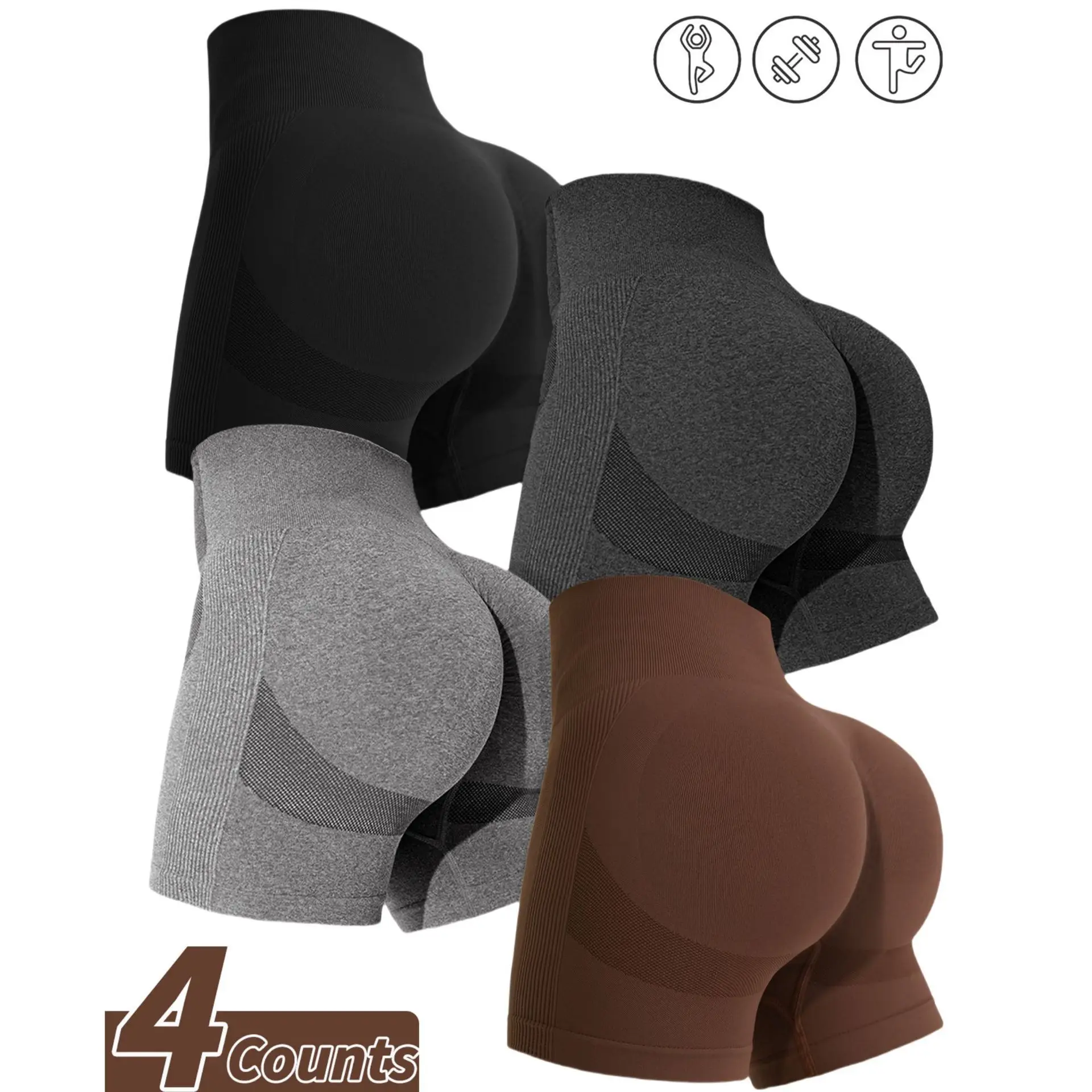 1/3/4pcs Yoga Shorts Women Fitness Elastic Running Workout Short Leggings For Ladies Gym Sport Shorts Fitness Sportwear
1/3/4pcs Yoga Shorts Women Fitness Elastic Running Workout Short Leggings For Ladies Gym Sport Shorts Fitness Sportwear