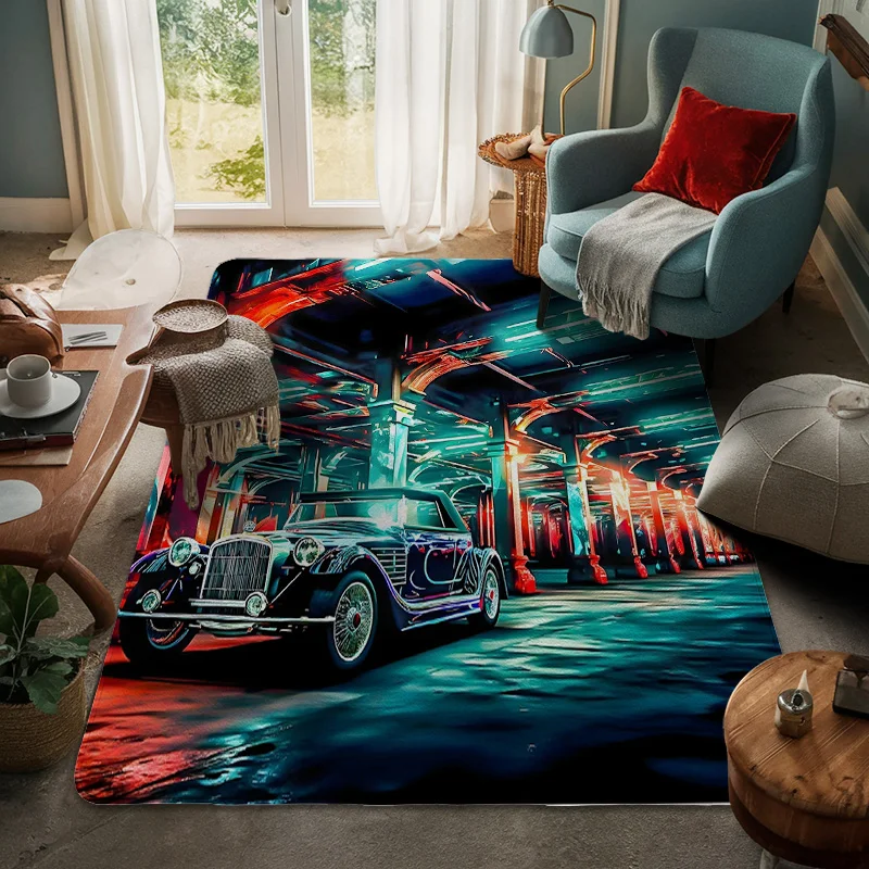 New Cartoon Racing Car Door Mat Non-slip Living Room Floor Mat Car Theme Illustration Home Bedroom Decorative Carpet
New Cartoon Racing Car Door Mat Non-slip Living Room Floor Mat Car Theme Illustration Home Bedroom Decorative Carpet