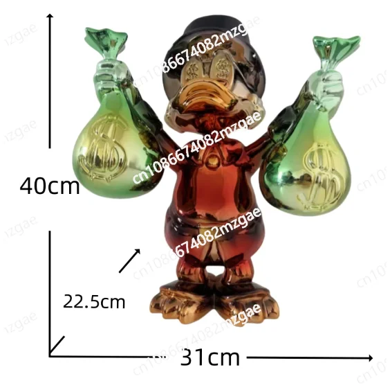 Chaowan Pocket Duck Cartoon Sculpture Large Home Soft-mounted Shop Restaurant Bar Decoration
Chaowan Pocket Duck Cartoon Sculpture Large Home Soft-mounted Shop Restaurant Bar Decoration